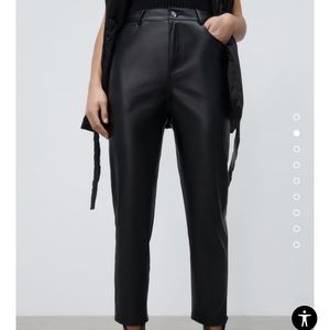 Zara leather pants